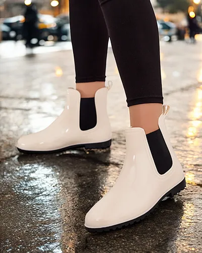 Royalfashion Lacquered women's Serisma wellingtons