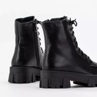 OUTLET Black women's flat-heeled baggers Sinila - Footwear