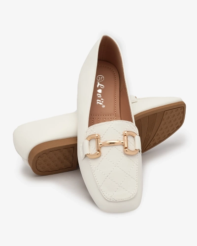 Royalfashion Balti dvieļu dvieļu dvieļu mokasīni ar zelta rotājumiem Wetifa
