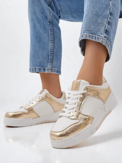 Royalfashion sieviešu sporta apavi ar biezāku zoli Golden Hour