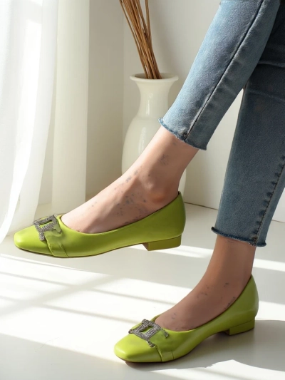 Royalfashion sieviešu balerīnas ar loku Frelie