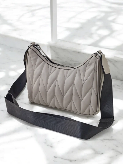 Royalfashion Small quilted women's handbag with wallet