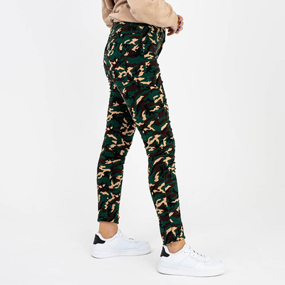 Sieviešu taisnas kamo bikses - Apģērbs