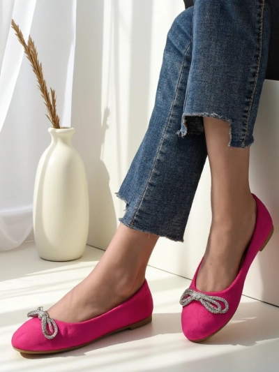 Royalfashion Sieviešu baleta kurpes ar loku Ofelna