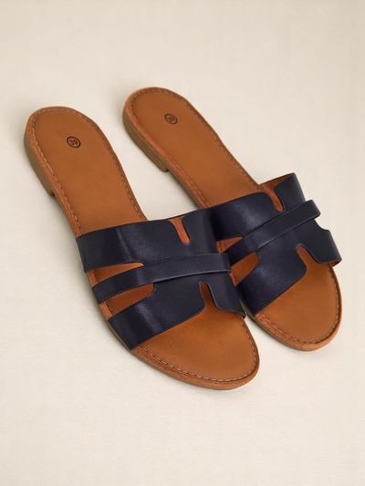 Royalfashion Women's flat sole slides Livia Soft