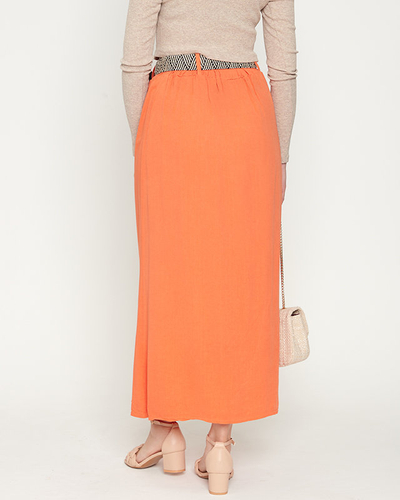 Sieviešu oranži midi svārki - Apģērbs