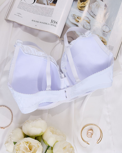 Royalfashion Women's bra decorated with lace