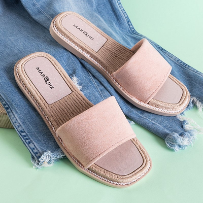 Pink Vicoria women's flip-flops - Footwear