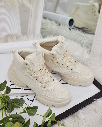 Royalfashion Women's Sports High Sneakers Bullaro