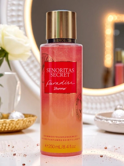 Senoritas Secret ķermeņa migla Paradise Shimmer ar mirdzumu