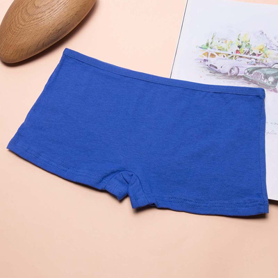 Ladies' cobalt boxer shorts with print - Underwear