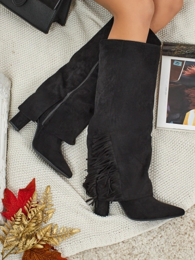 Women's Eco Suede Boots with Upper Rimolea