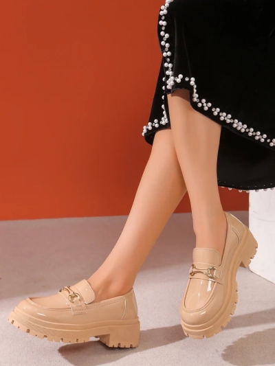 Royalfashion Women's patent moccasins Berieta