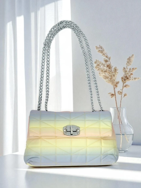 Royalfashion Sieviešu neliela ombre efekta ekoādas rokassomiņa Sophie Rose