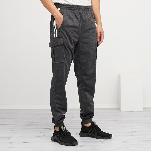 Dark Gray Men's Sweatpants - Clothing