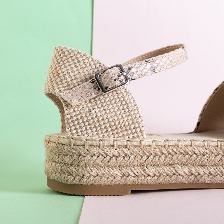 Serpentine women's platform sandals Almira - Footwear