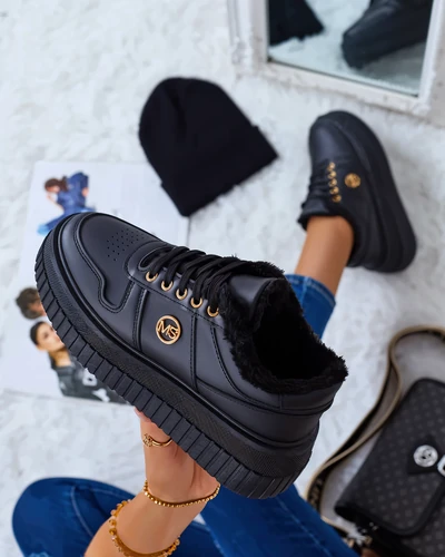 Royalfashion Утепленные женские кроссовки с мехом Rozit