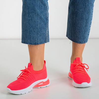 Neon pink women's sports shoes Brighton - Footwear