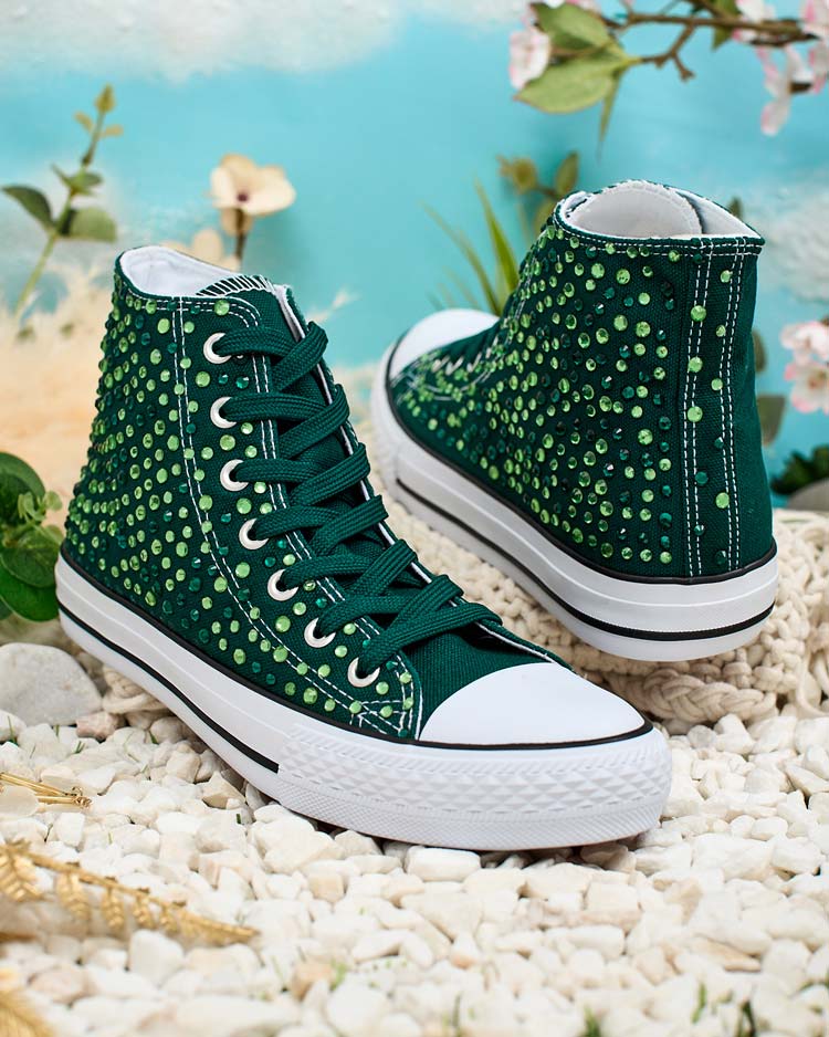 Royalfashion Women's sequined sneakers Shis