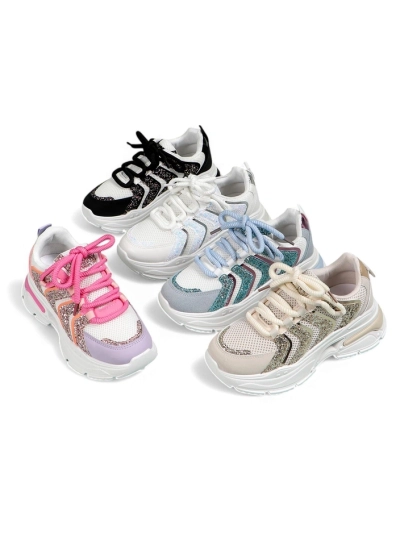 Royalfashion Women's Sporty Platform Sneakers Angello