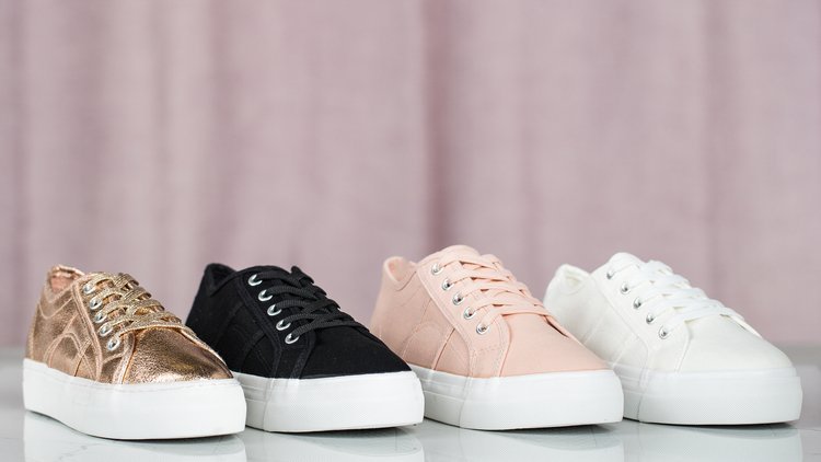 Pink sneakers on a rubber sole Tymbis - Footwear 1