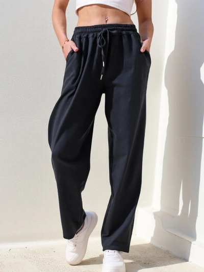 Royalfashion Cotton straight women’s fabric trousers
