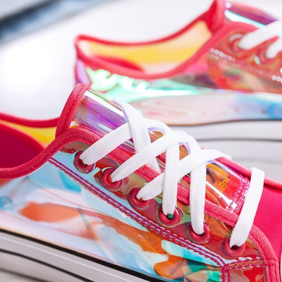 Pink transparent sneakers Cosmo - Shoes