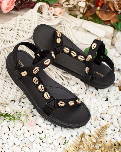 Royalfashion Sieviešu sporta sandales ar gliemežvākiem Ediss