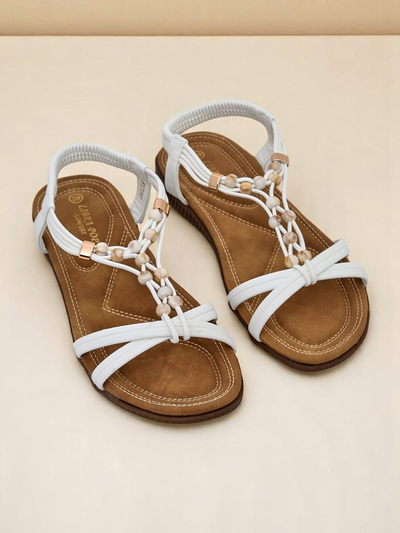 Royalfashion Imen sieviešu sandales ar rotājumiem