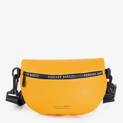 Women's yellow waist bag - Handbags
