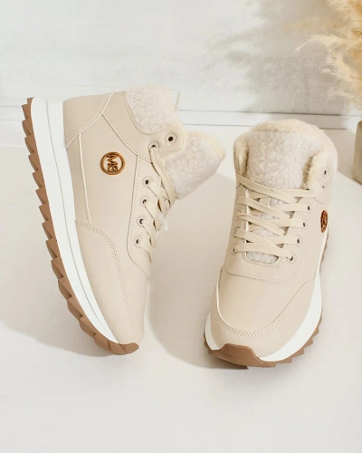 Royalfashion Женские утепленные кроссовки с мехом Frozit