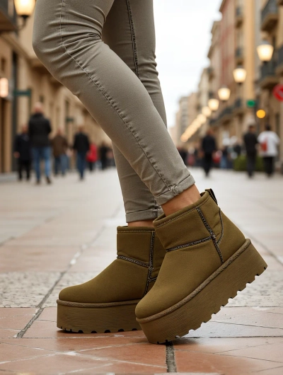 Royalfashion Short boots women's snow boots-style Wiebi