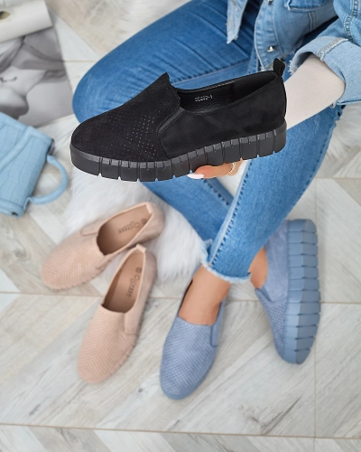Women's openwork powder slip on sneakers Cegeti - Footwear