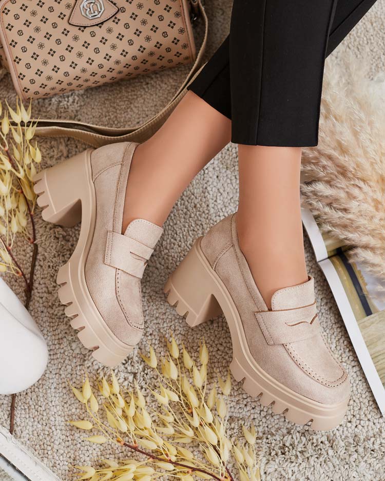 Royalfashion Sieviešu mokasīni uz staba Narvoti