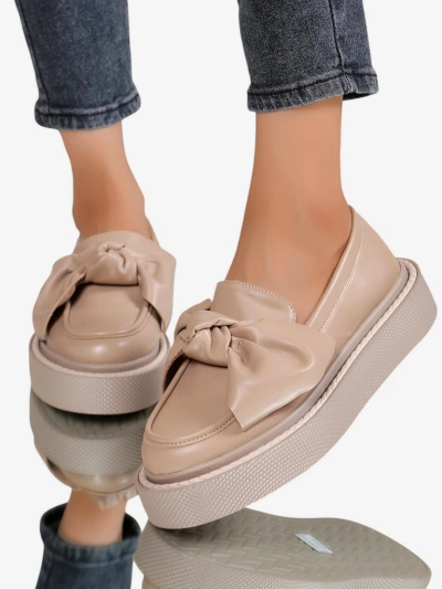 Royalfashion Элегантные женские мокасины с бантиком Ortto