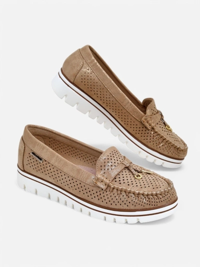 Royalfashion Ladies' perforated moccasins Elissas