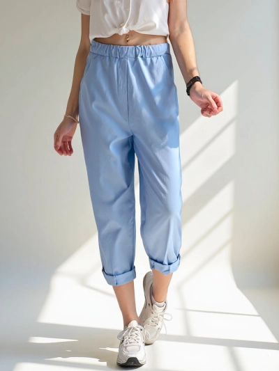 Royalfashion Sieviešu harem bikses, kas izgatavotas no viskozes