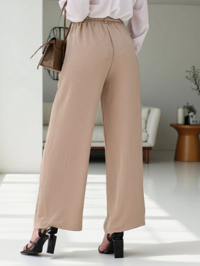 Royalfashion Sieviešu Platas Bikses ar Jostu