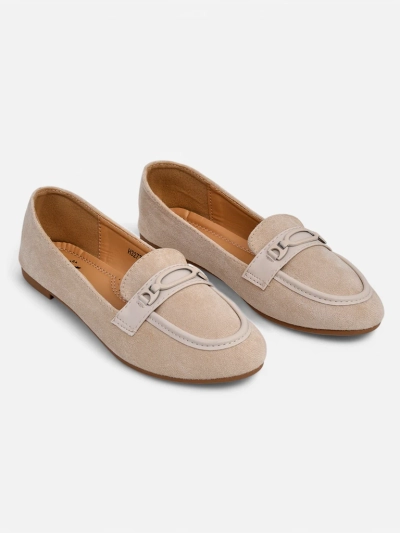 Женские мокасины из экосапожной замши Royalfashion Zammei