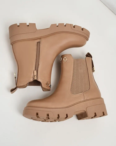 Royalfashion Women's boots on a thicker sole Gegri