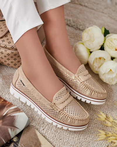 Royalfashion Ажурные женские мокасины Leteller