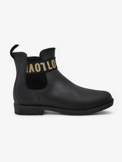 Royalfashion Women's matte rain boots with the inscription Love Love
