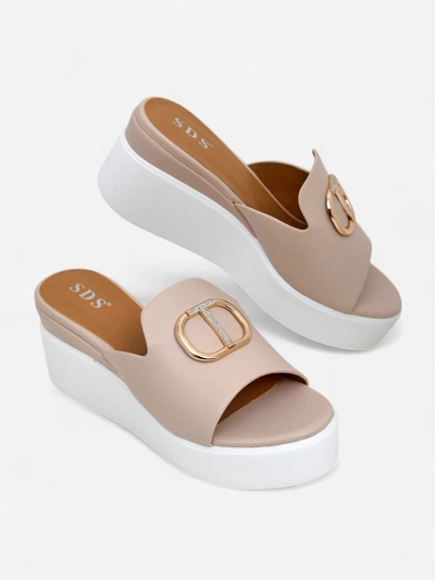 Royalfashion sieviešu sandales ar klina papēdi Daffin