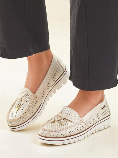 Royalfashion Women's perforated moccasins Elissas