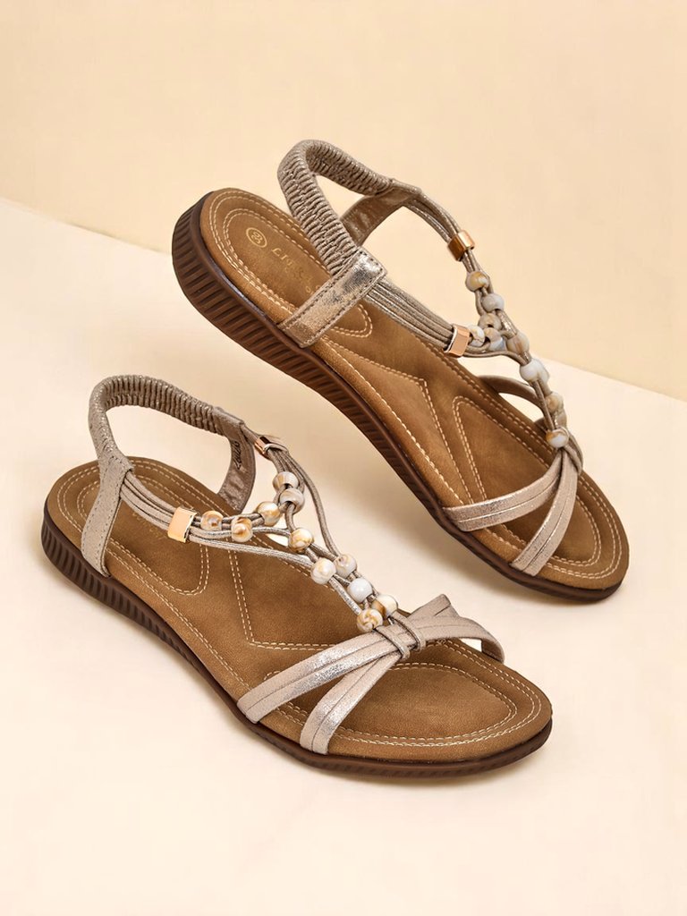 Royalfashion sieviešu sandales ar rotājumiem Imen