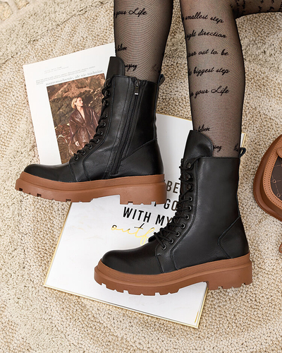 Royalfashion Eko ādas sieviešu bagger zābaki Vederme