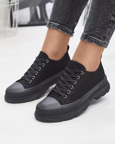Black women's sports sneakers Ohema - Footwear