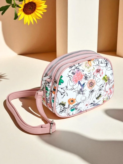 Royalfashion Sieviešu mazā soma no ekoloģiskās ādas Floriana