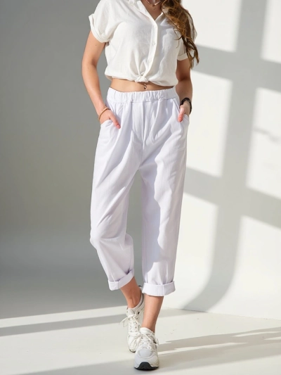Royalfashion Women's harem pants made of viscose