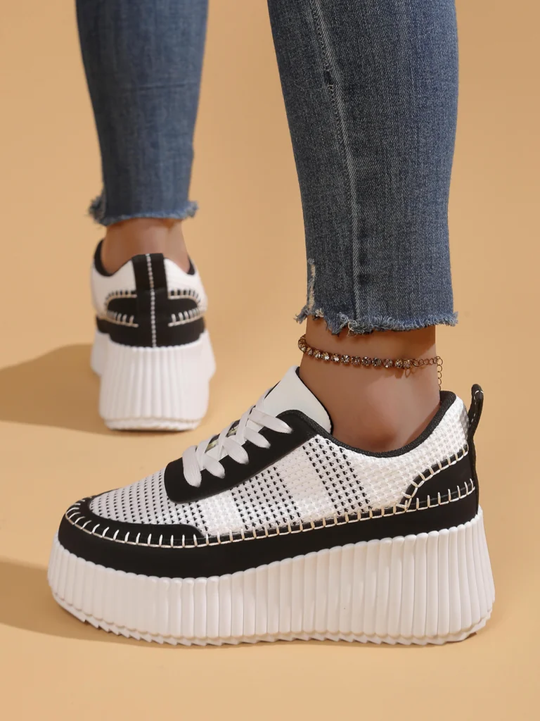 Royalfashion Женские платформенные кроссовки Siserra